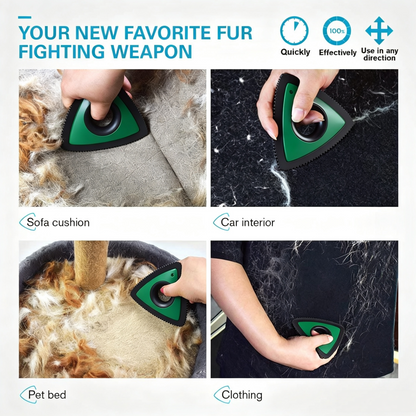 Triangular Pet Hair Remover Scraper