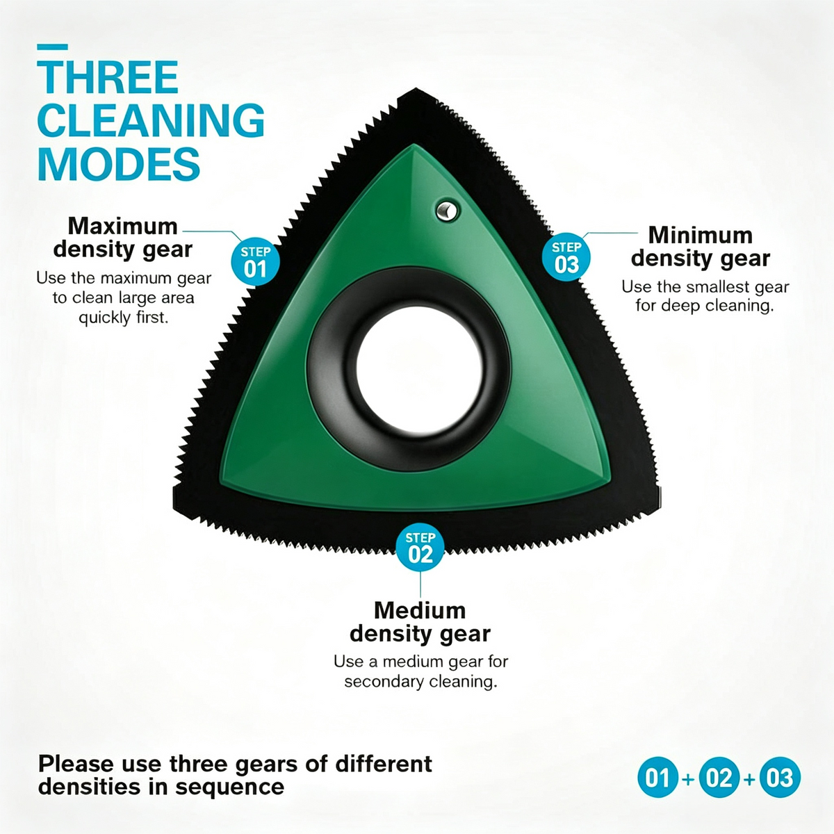 Triangular Pet Hair Remover Scraper