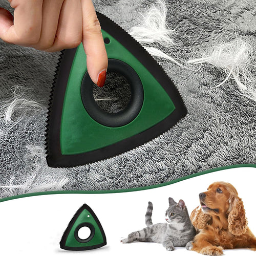 Triangular Pet Hair Remover Scraper