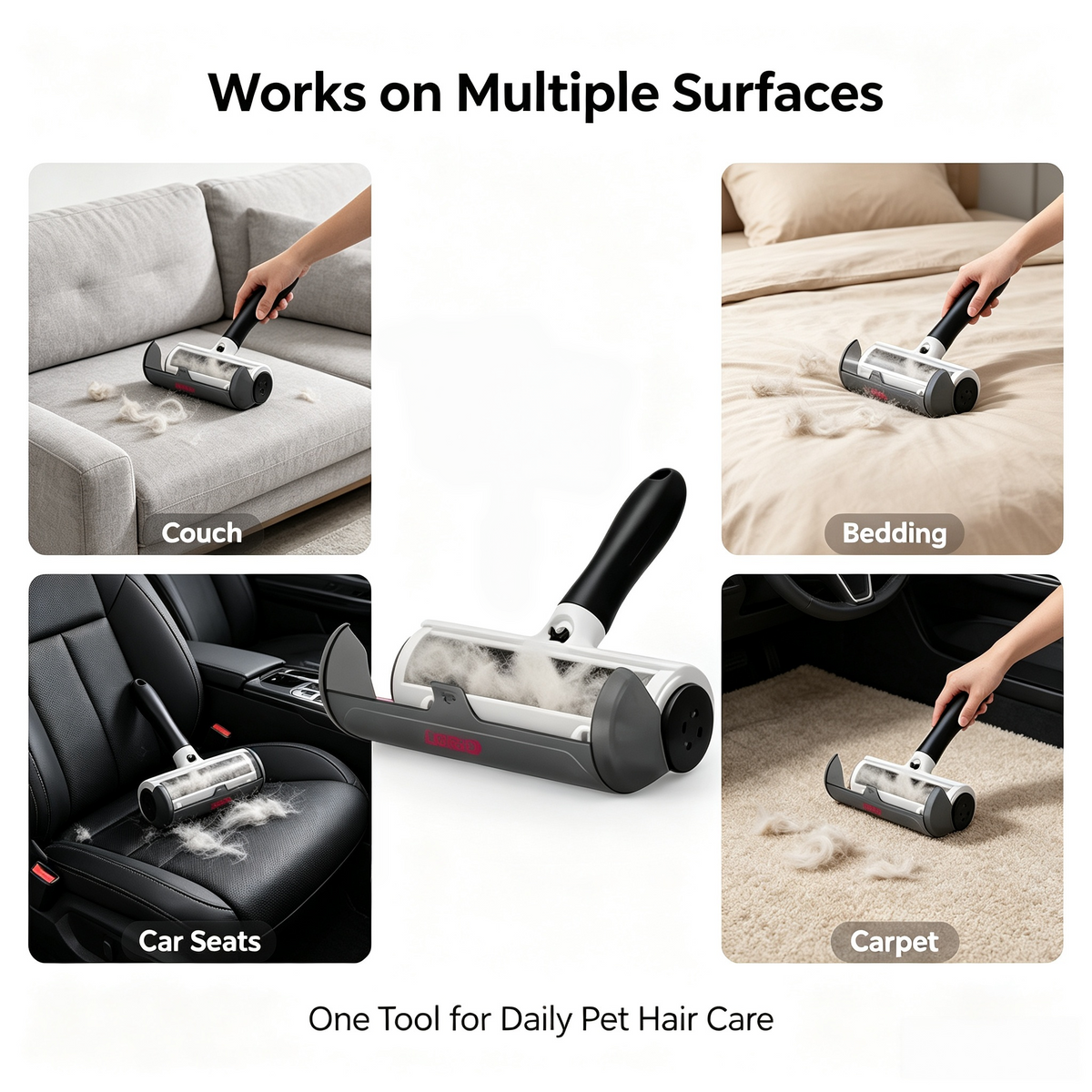Detachable Pet Hair Remover Roller